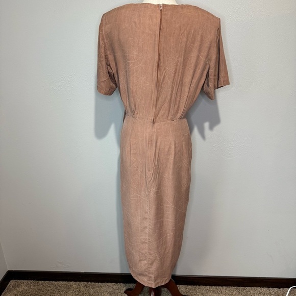 Vintage Scarlett Dress – Ruched Waist with Gem Embellishment | Size 11/12 - Picture 7 of 10